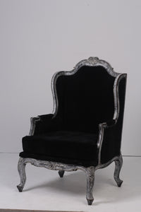 Black & weathered white sofa chair 2'x 3.5'ft Chair - GS Productions