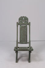 Load image into Gallery viewer, Sea Green antique wooden traditional chair 1.5x 3&#39;ft - GS Productions
