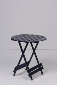 Set of 4 deep Blue outdoor Chairs & Table - GS Productions