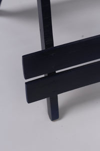 Set of 4 deep Blue outdoor Chairs & Table - GS Productions