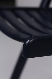Set of 4 deep Blue outdoor Chairs & Table - GS Productions