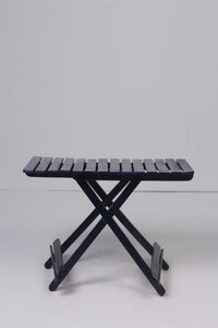Set of 4 deep Blue outdoor Chairs & Table - GS Productions