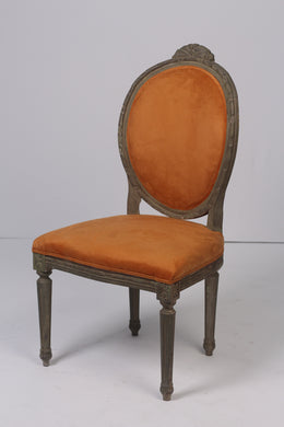 Orange & dull olive green chair 2'x 3.5'ft Chair - GS Productions