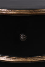 Load image into Gallery viewer, dark brown &amp; Golden chester console table 3.5&#39; x 3&#39;ft - GS Productions
