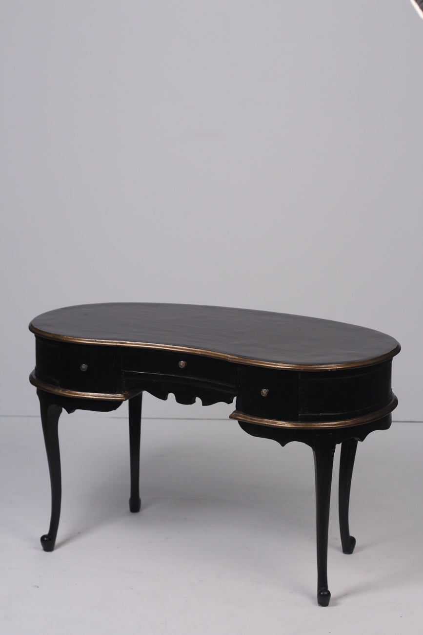 dark brown & Golden chester console table 3.5' x 3'ft - GS Productions