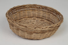 Load image into Gallery viewer, Set of 3 Brown Cane Round Baskets 3&quot; x 10&quot; - GS Productions
