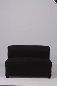 Black office sofa 3.5'x 2'ft - GS Productions
