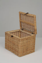 Load image into Gallery viewer, Brown Cane Basket (Box) with Lid 12&quot; x 9&quot; - GS Productions
