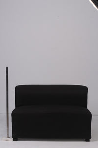 Black office sofa 3.5'x 2'ft - GS Productions