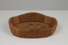 Load image into Gallery viewer, Brown Wooden &amp; Jute Rope Basket Tray 14&quot; x 17&quot; - GS Productions
