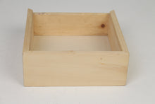 Load image into Gallery viewer, Off-white (light wood) Wooden Crate Box 9.5&quot; x 9.5&quot; - GS Productions
