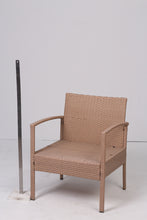 Load image into Gallery viewer, Set of 2 Brown cane lawn chairs &amp; table - GS Productions

