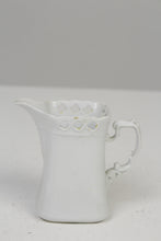Load image into Gallery viewer, White Victorian China Milk Pot 2.5&quot; x 5&quot; - GS Productions
