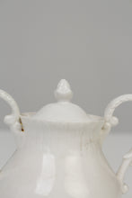 Load image into Gallery viewer, White Victorian China Sugar Pot 7&quot; x 5&quot; - GS Productions
