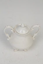 Load image into Gallery viewer, White Victorian China Sugar Pot 7&quot; x 5&quot; - GS Productions
