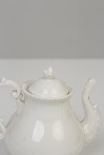 Load image into Gallery viewer, White Victorian China Tea Pot 5&quot; x 2.5&quot; - GS Productions
