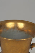 Load image into Gallery viewer, Antique Gold Victorian Urns/Planter/Decoration Piece (Metal) 7.5&quot; x 11&quot; - GS Productions
