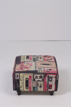 Load image into Gallery viewer, Pink &amp; Black retro pouffe 1&#39;x 1.5&#39;ft - GS Productions
