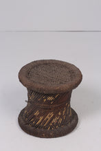 Load image into Gallery viewer, Brown weathered cane stool  1.5&#39;x 1.5&#39;ft - GS Productions
