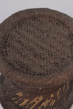 Load image into Gallery viewer, Brown weathered cane stool  1.5&#39;x 1.5&#39;ft - GS Productions
