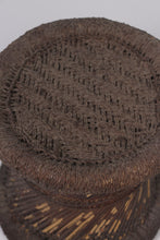 Load image into Gallery viewer, Brown weathered cane stool  1.5&#39;x 1.5&#39;ft - GS Productions
