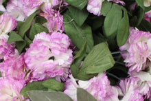 Load image into Gallery viewer, Pink &amp; Green Artificial Flower Bunch 13&quot; x 13&quot; - GS Productions
