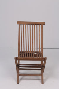 Brown wooden chair 1.5'x 3'ft - GS Productions