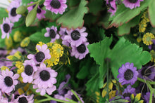 Load image into Gallery viewer, Lilac,Purple &amp; Green Artificial Flower Bunch 14&quot; x 14&quot; - GS Productions
