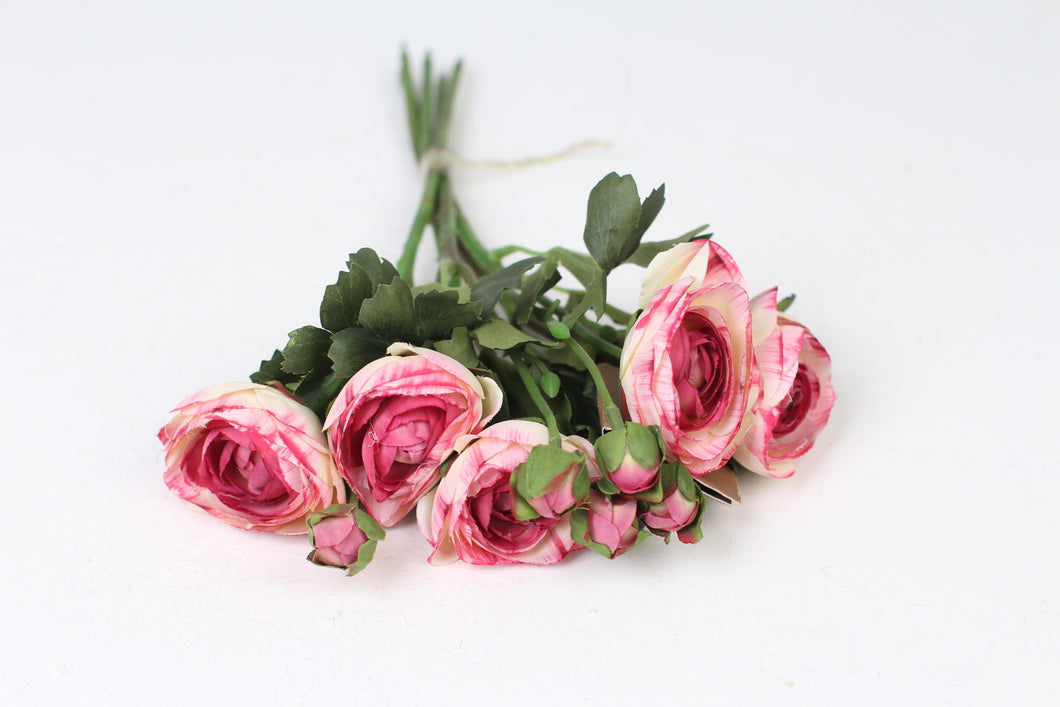 Dark & Light Pink Bunch of Rose Flowers 8