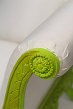 Load image into Gallery viewer, White &amp; neon Green sofa couch 5&#39;x 2.5&#39; - GS Productions
