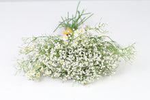 Load image into Gallery viewer, White &amp; Green Artificial Small Flower Bunch 18&quot; x 12&quot; - GS Productions
