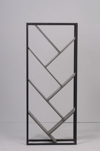 Black & grey book rack 2.5' x 6'ft - GS Productions