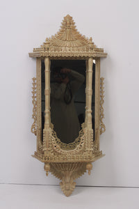 Beige & biscuit  jharoka Mirror 2'x4.5'ft - GS Productions