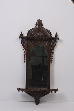 Brown traditional jharoka Mirror 2.5'x5'ft - GS Productions