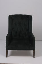 Load image into Gallery viewer, Deep green wing sofa chair 2&#39; x 3.5ft Sofa - GS Productions
