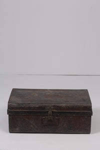 Black & brown real antique Trunk 2.5' x 1'ft - GS Productions