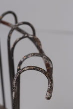 Load image into Gallery viewer, Weathered white &amp; brown metal unique chair 1.5&#39; x 3&#39;ft - GS Productions
