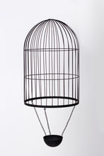 Load image into Gallery viewer, Black Hanging Cage Planter in Metal 18&quot; x 32&quot; - GS Productions
