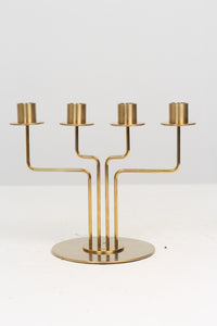 Golden Brass Candle Stand 22" x 18" - GS Productions