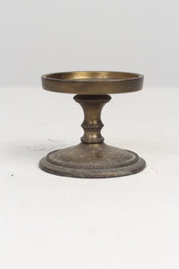 Antique Gold Metal Candle Stand 7" x 10" - GS Productions