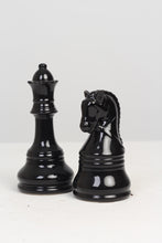 Load image into Gallery viewer, Black Ceramic Chess Pieces/Decoration Pieces 5&quot; x 7&quot; - GS Productions
