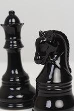 Load image into Gallery viewer, Black Ceramic Chess Pieces/Decoration Pieces 5&quot; x 7&quot; - GS Productions
