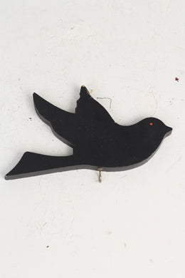 Black Wooden Bird Wall Hanging 8