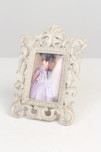 White Artisan Crafted Raw Wooden Photo Frame 8" x 11" - GS Productions
