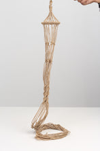 Load image into Gallery viewer, Beige Artisan Crafted Jute Rope Hanging Planter Holder 8&quot; x 42&quot; - GS Productions
