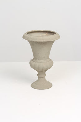 Grey Cemented Urn/Vase 12