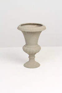 Grey Cemented Urn/Vase 12" x 22" - GS Productions