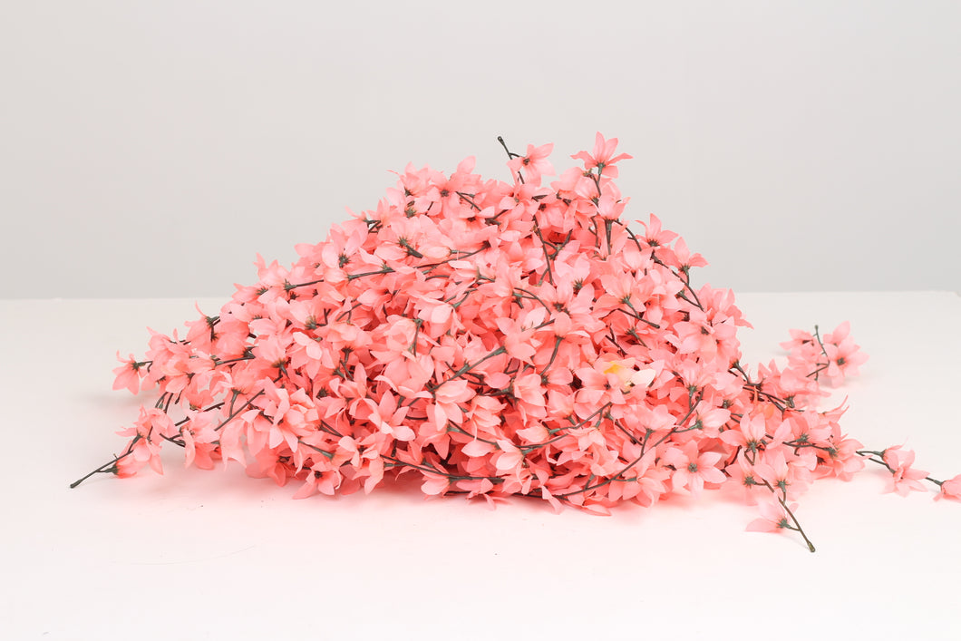 Pink Peach Artificial Floral Vines - GS Productions