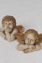 Load image into Gallery viewer, Golden and Off-White Cupid Sculpture 4&quot; x 6&quot; - GS Productions
