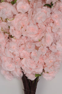 Light Pink Bunch of Artificial Flower Stems 18" x 24" - GS Productions